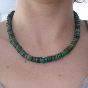 Teal Puka Necklace